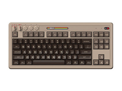 Retro Mechanical Keyboard - C64