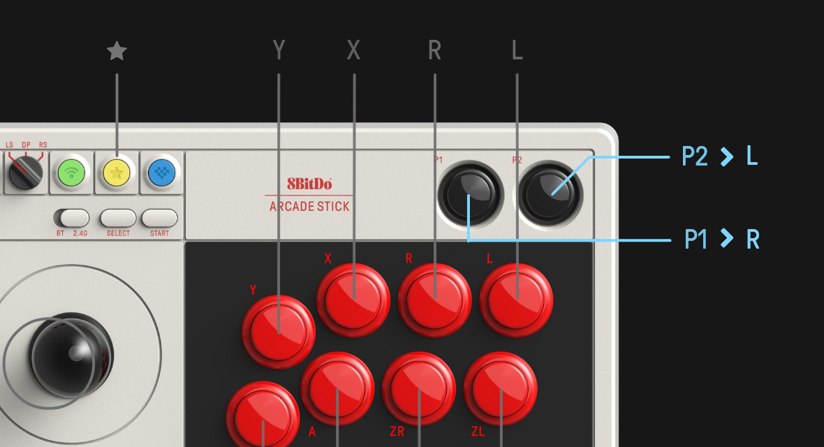 8BitDo Arcade Stick Handle by Tami, Download free STL model